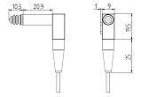 傳感器851S009（軸向電纜）/851S010（徑向電纜